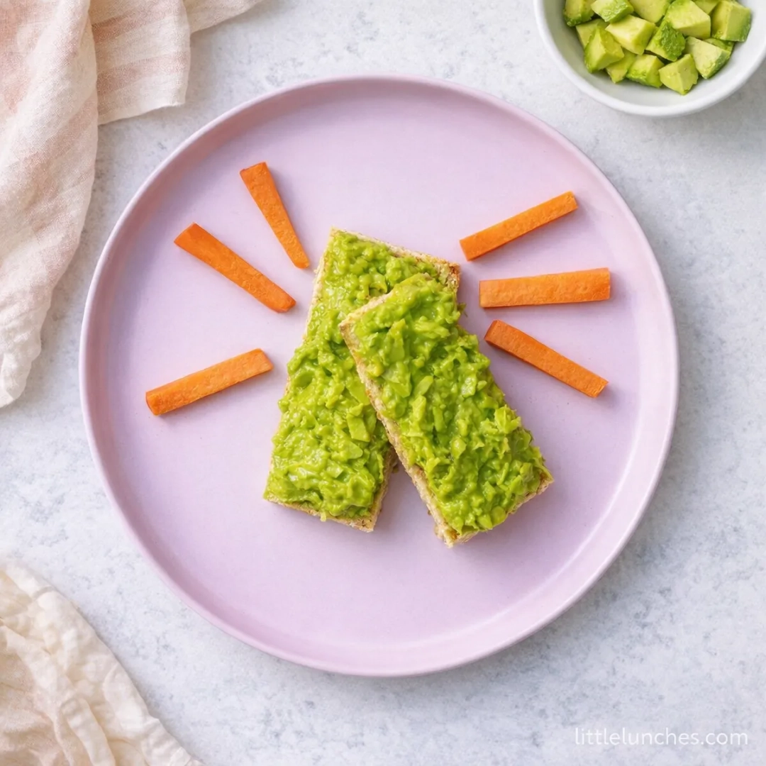 Avocado Toast And Papaya
