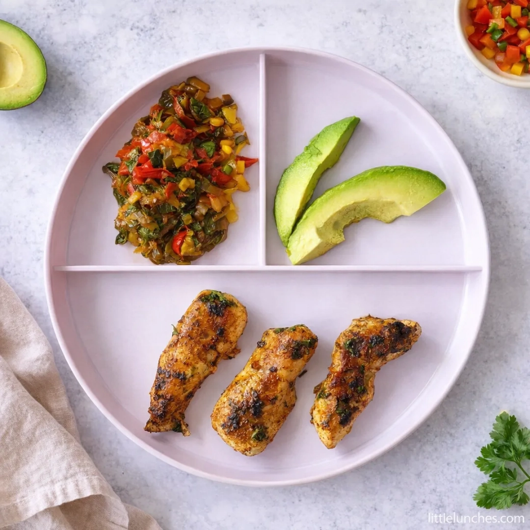 Baby Chicken fajitas