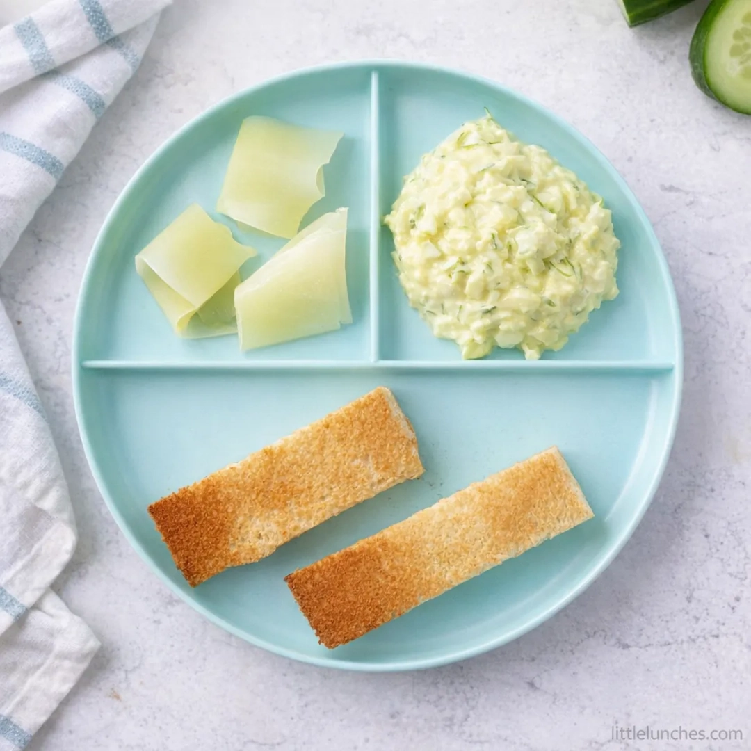 Baby egg mash and cheese