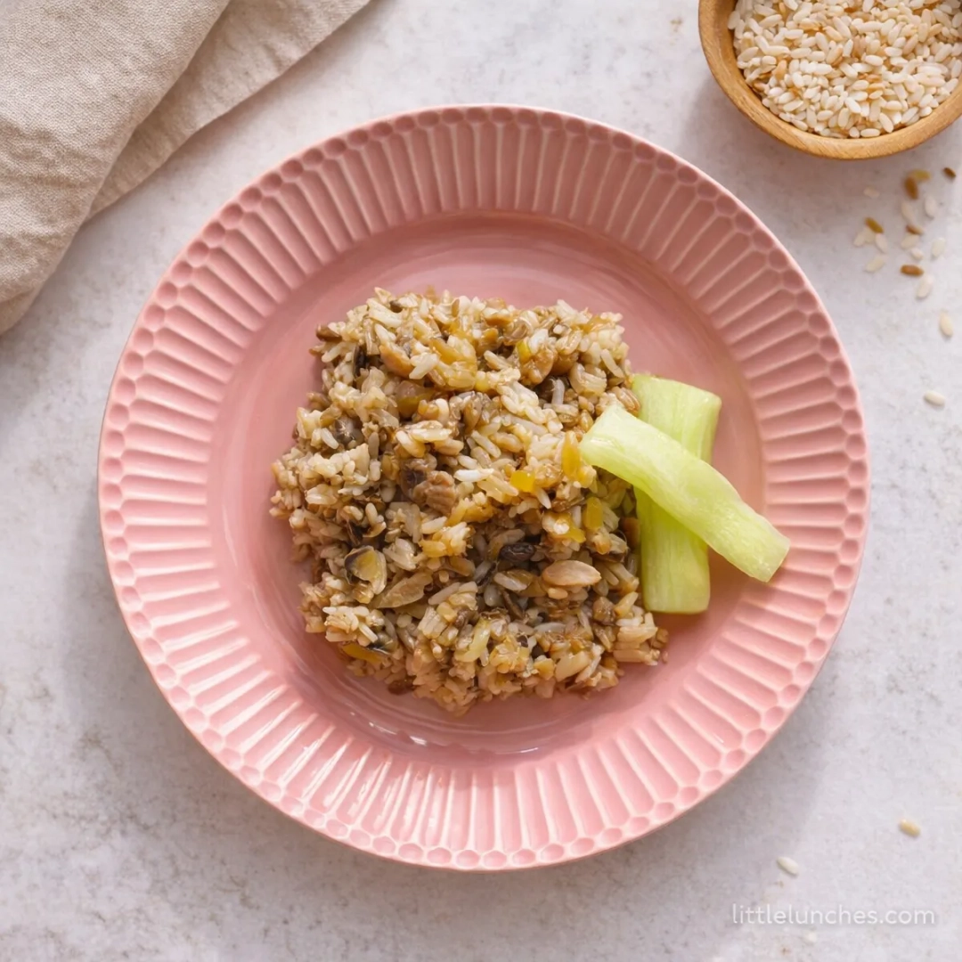 Baby lentil rice bowl