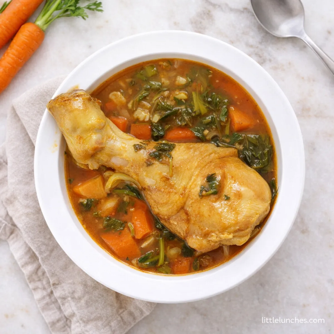 Baby red curry chicken