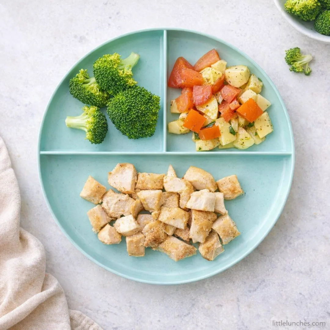 Baked chicken with capresse