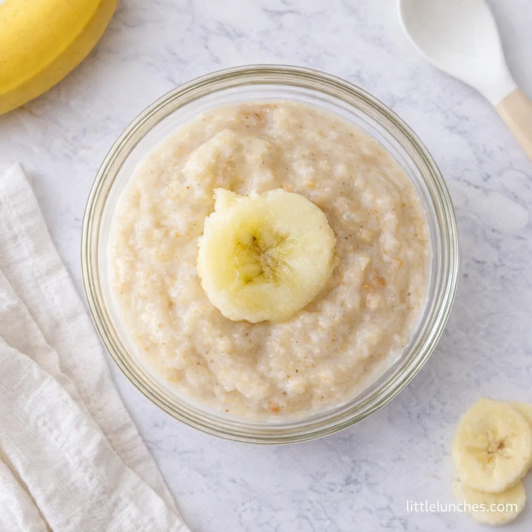 Banana peanut butter oatmeal