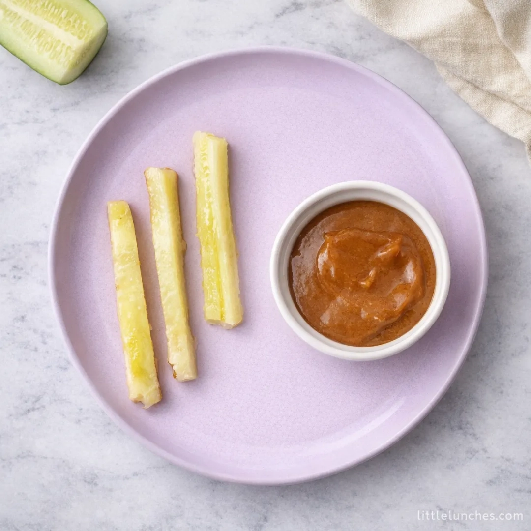 Bananas with Almond Butter Cinnamon Dip