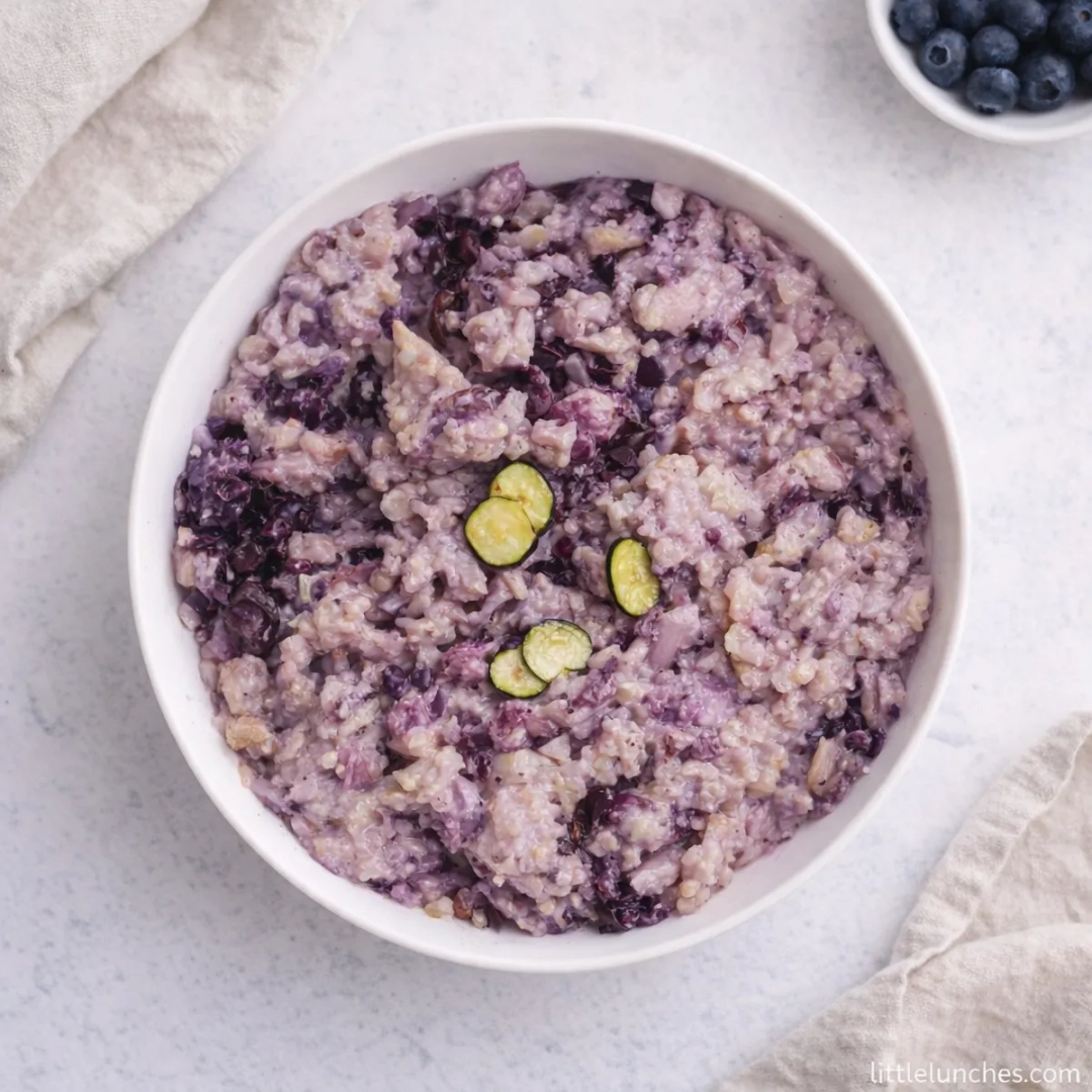 Blueberry chia oatmeal