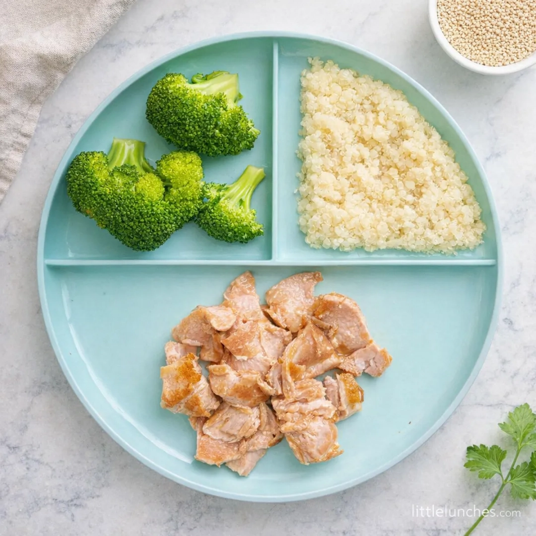 Cauliflower Rice, Pan Seared Salmon, And Broccoli