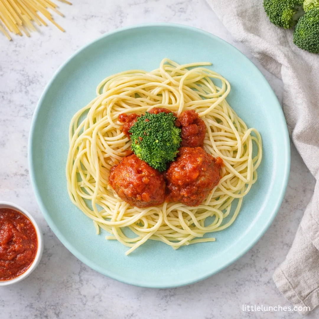 Chicken Meatballs And Spaghetti