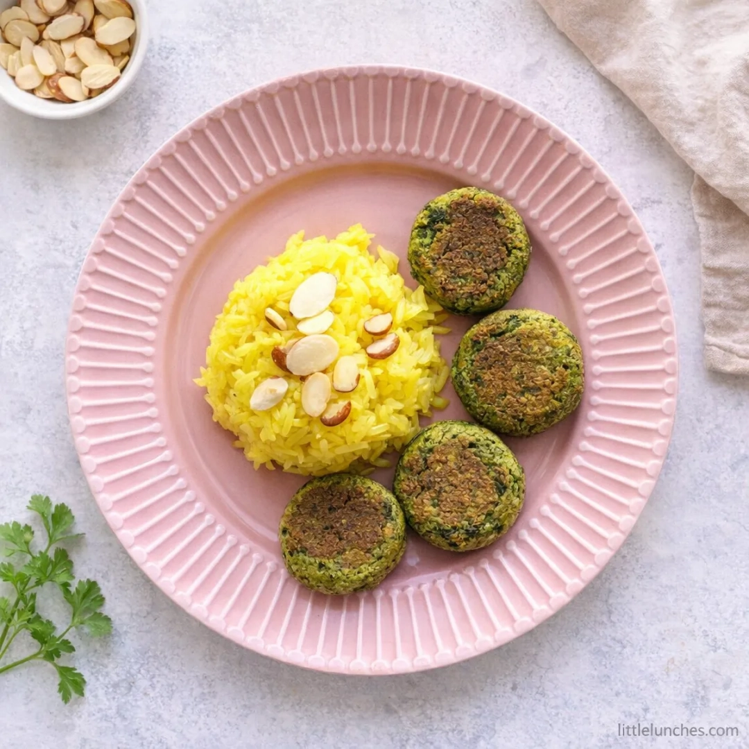 Falafel And Turmeric Rice