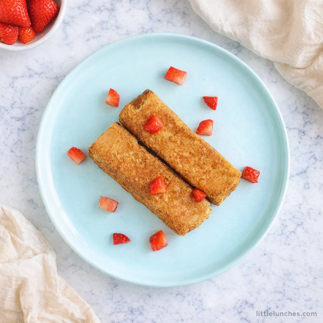 Peanut Butter And Banana French Toast Roll Ups