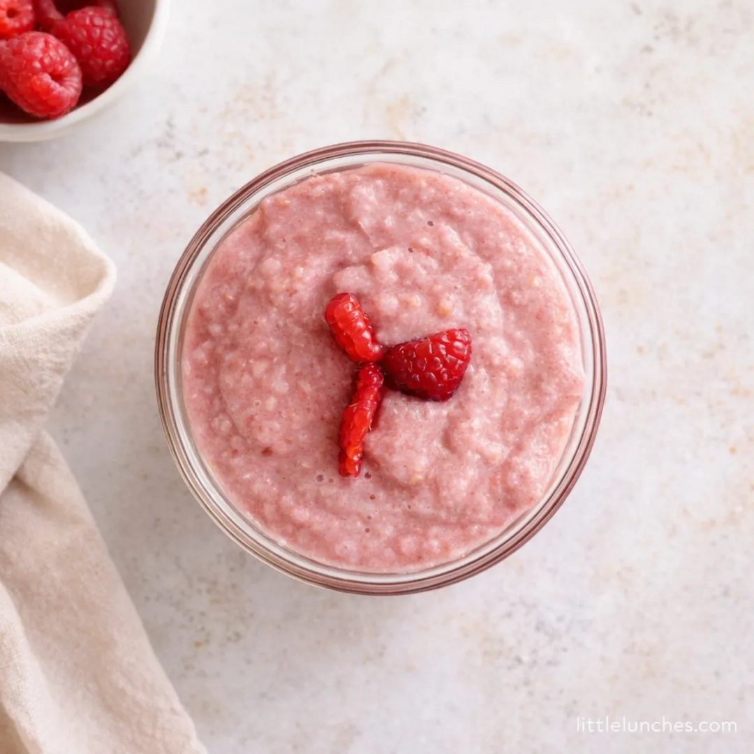 Raspberry apple oatmeal