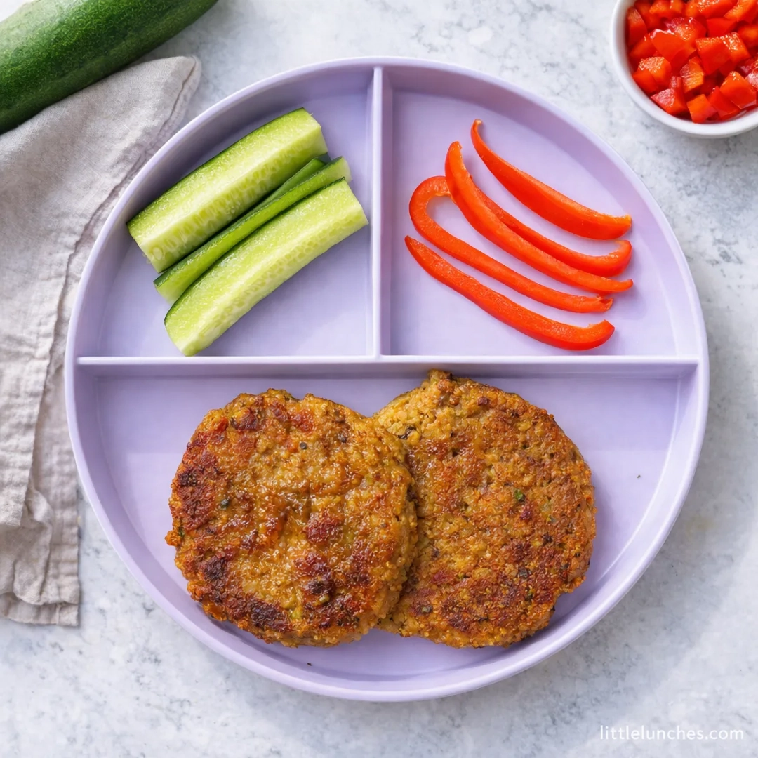Red Lentil Eggplant Patties