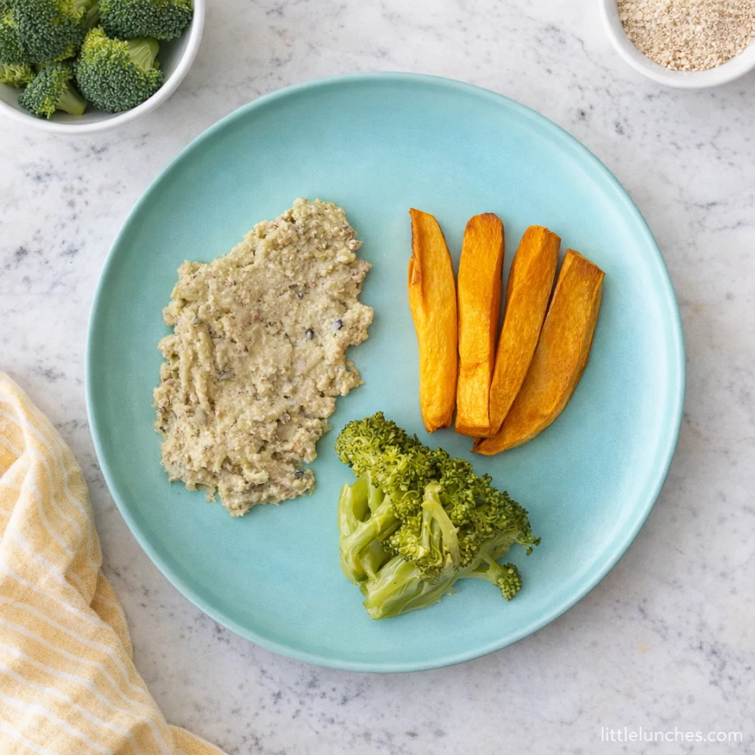 Sardine avocado mix and veggies