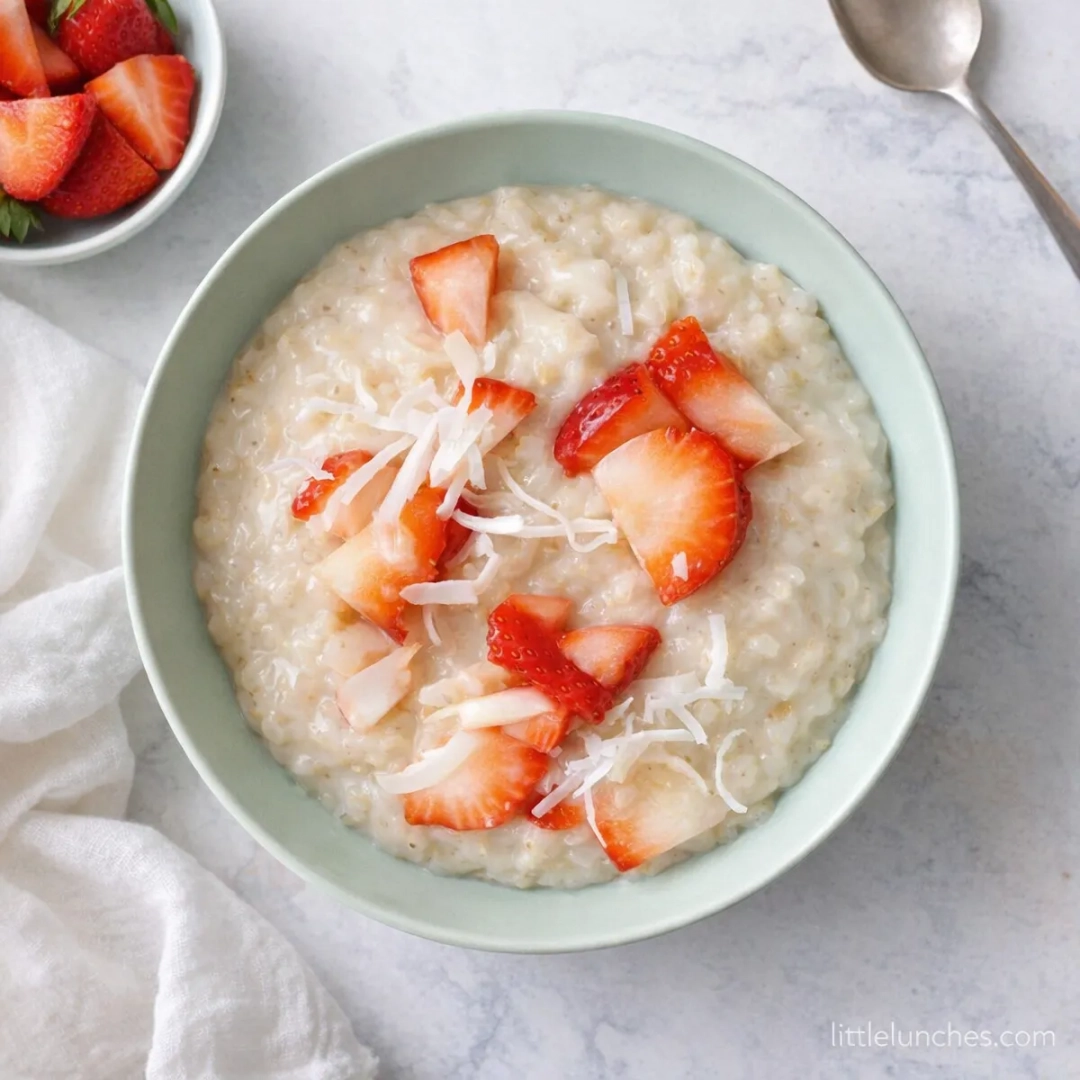 Strawberry Coconut Oatmeal