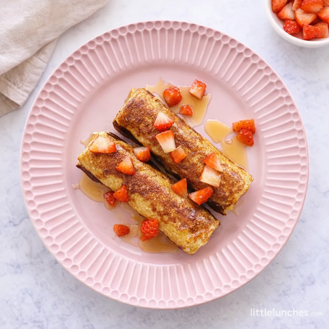 Strawberry French Toast Rollups