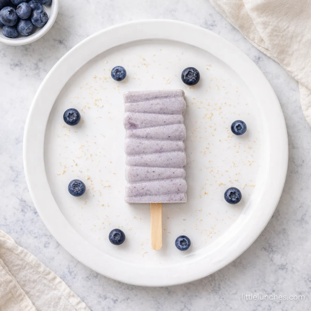 Vegan Blueberry Pops