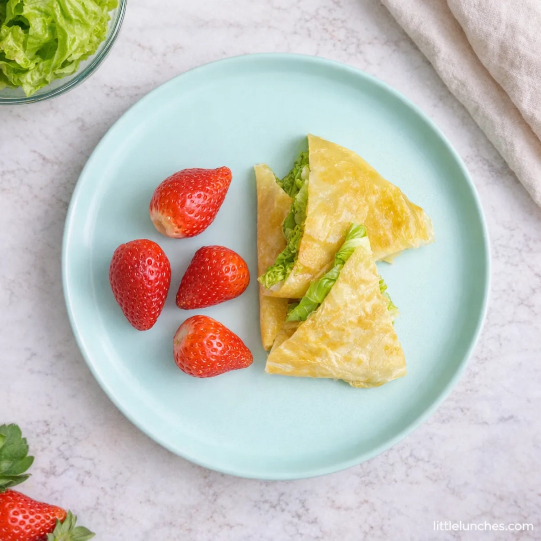 Vegan broccoli quesadillas